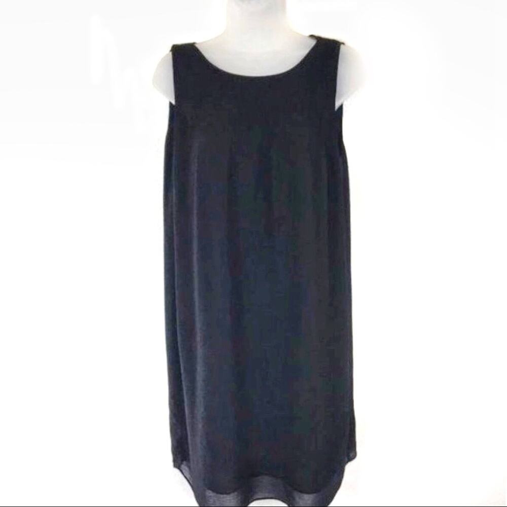 Sheer Lined Little Black Dress Size Medium
